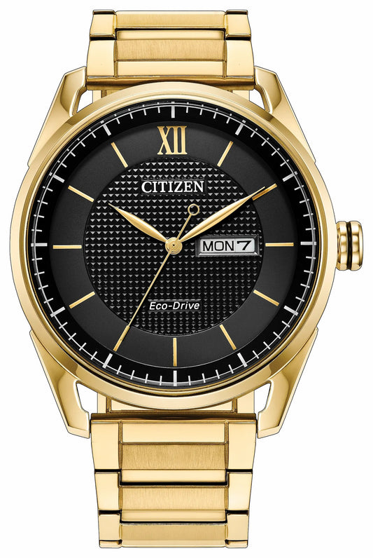Citizen Deals - Dress Classic Black Dial Stainless Steel Bracelet AW0089-52E