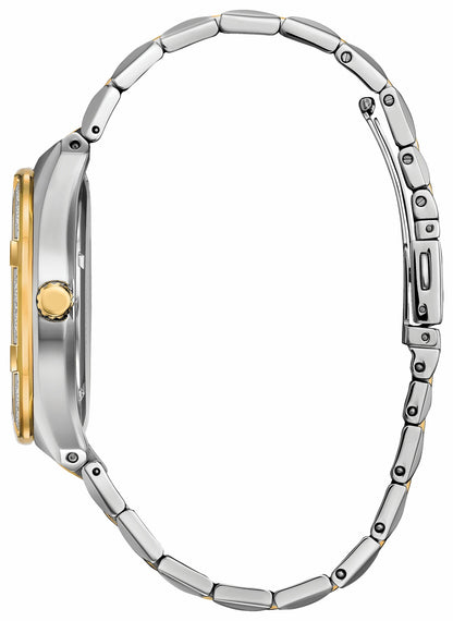 Citizen Popular - Corso Diamond Black Dial Stainless Steel Bracelet BM7644-51E