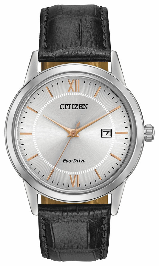 Citizen Hot Sale - Corso - Men's Eco-Drive AW1236-03A Rose Gold Accents Watch