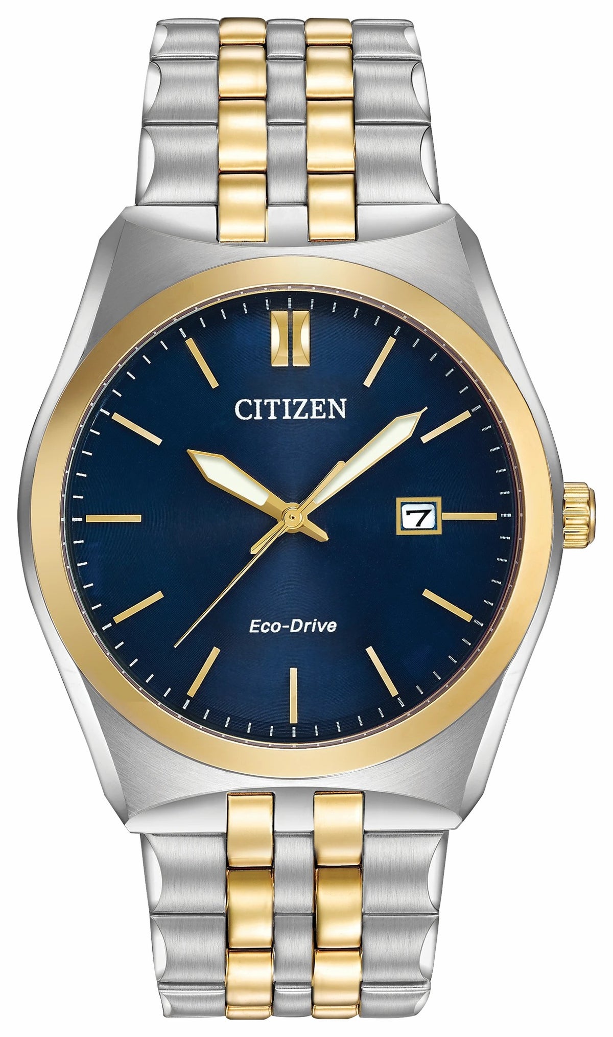 Citizen Exclusive - Corso - Men's Eco-Drive BM7334-58L Two Tone Blue Dial Watch