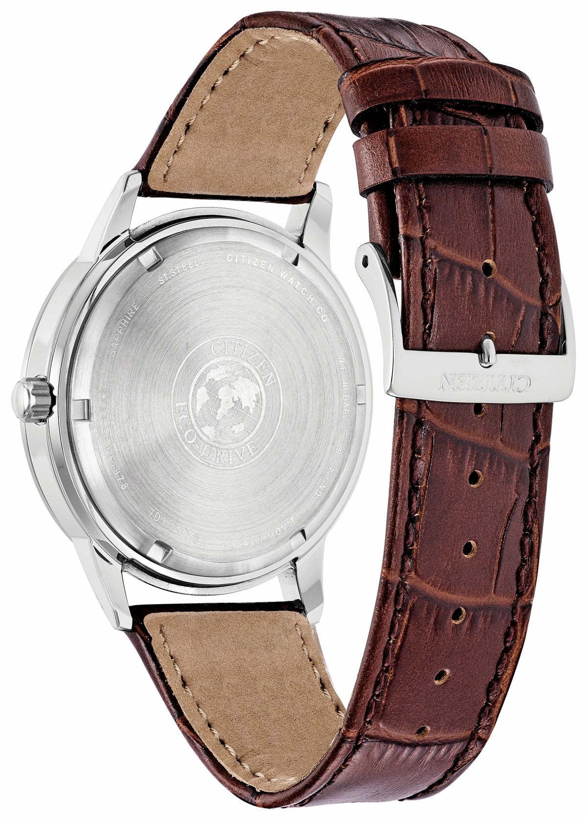 Citizen Featured - Corso - Men's Eco-Drive BU2070-12L Leather Strap Watch