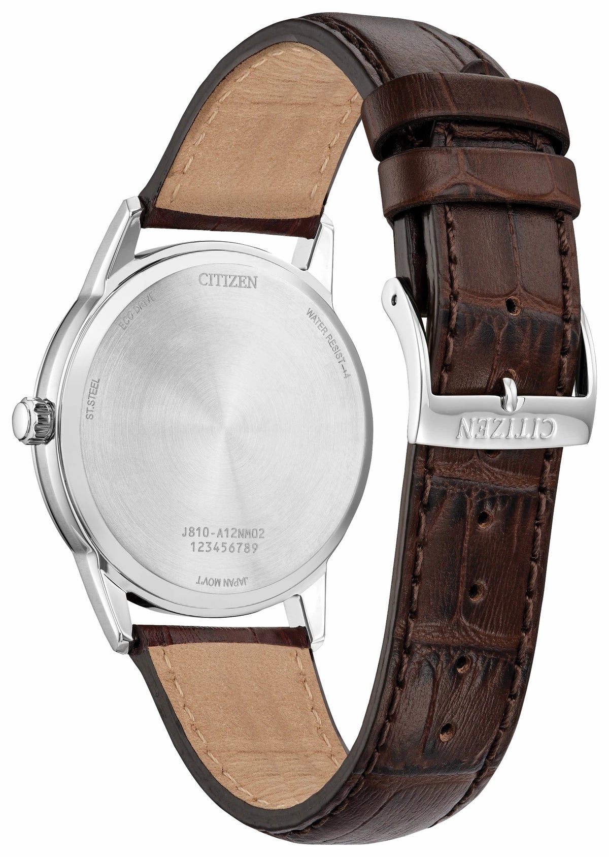 Citizen Classic - Classic Silver-Tone Dial Leather Strap AW1780-25A