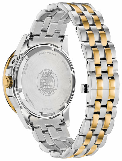 Citizen Exclusive - Citizen Calendrier Moonphase Men's Eco-Drive Blue Dial Watch