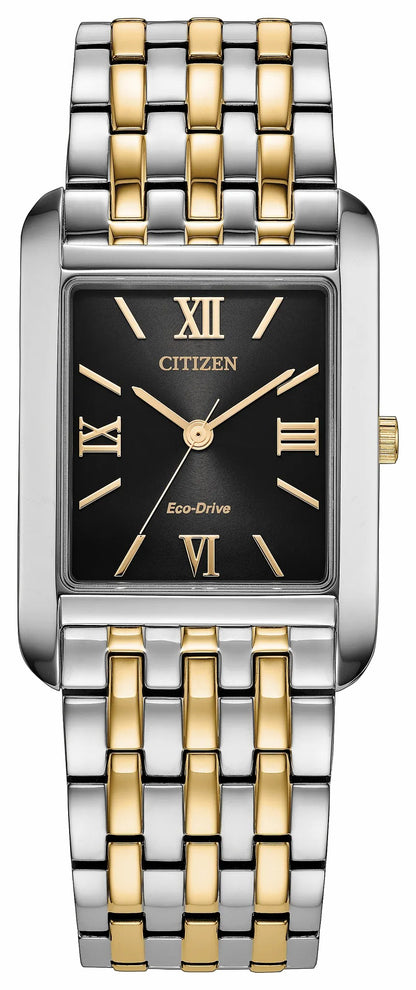 Citizen Sale - Addysen Black Dial Stainless Steel Bracelet BJ6574-59E