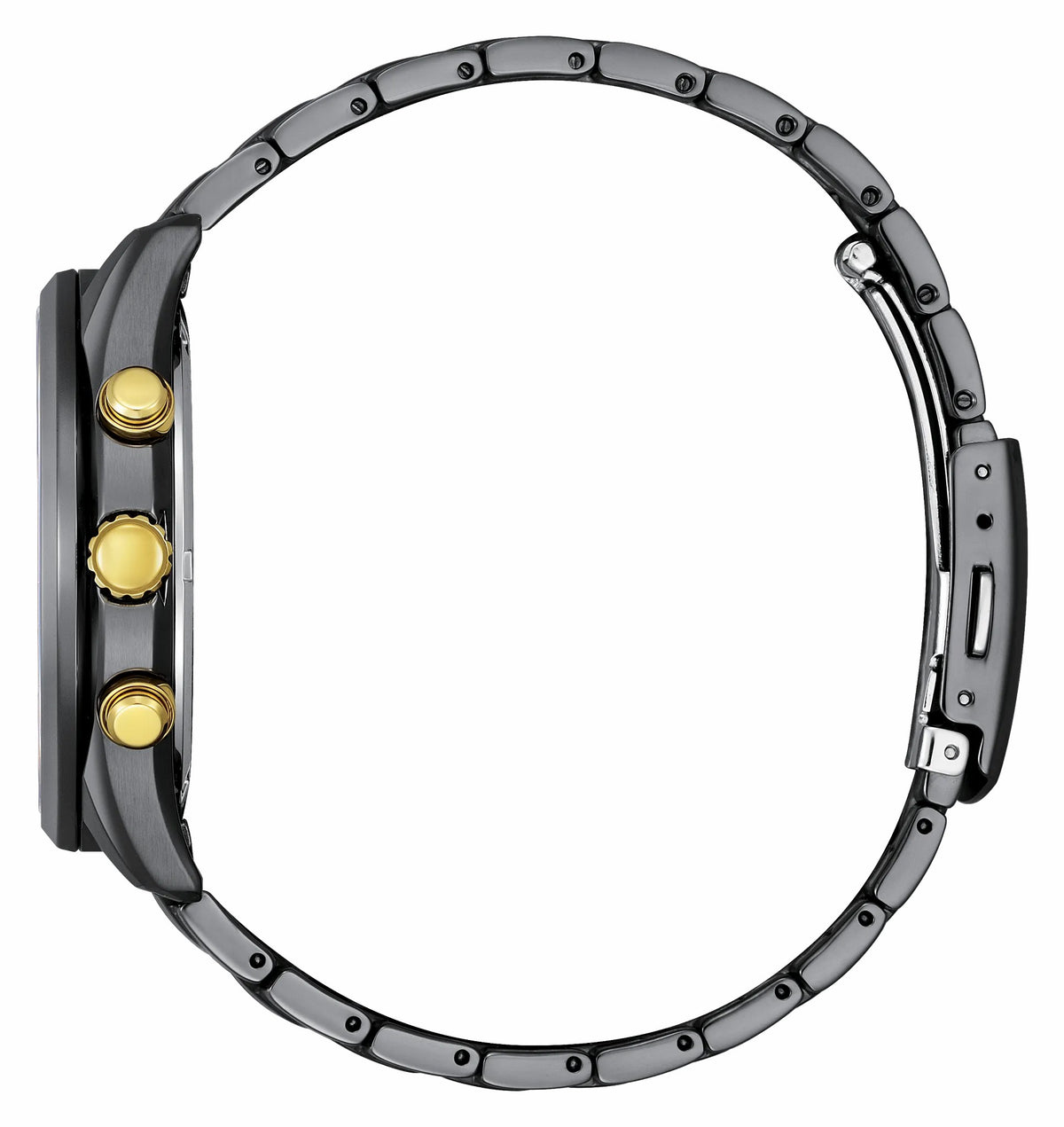 Citizen Quality - Classic LIGHT in BLACK Black Dial Stainless Steel Bracelet AT2576-68E