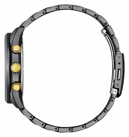 Citizen Quality - Classic LIGHT in BLACK Black Dial Stainless Steel Bracelet AT2576-68E