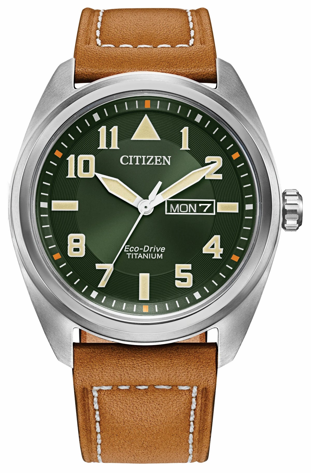 Citizen Quality - Garrison Green Dial Leather Strap BM8560-02X