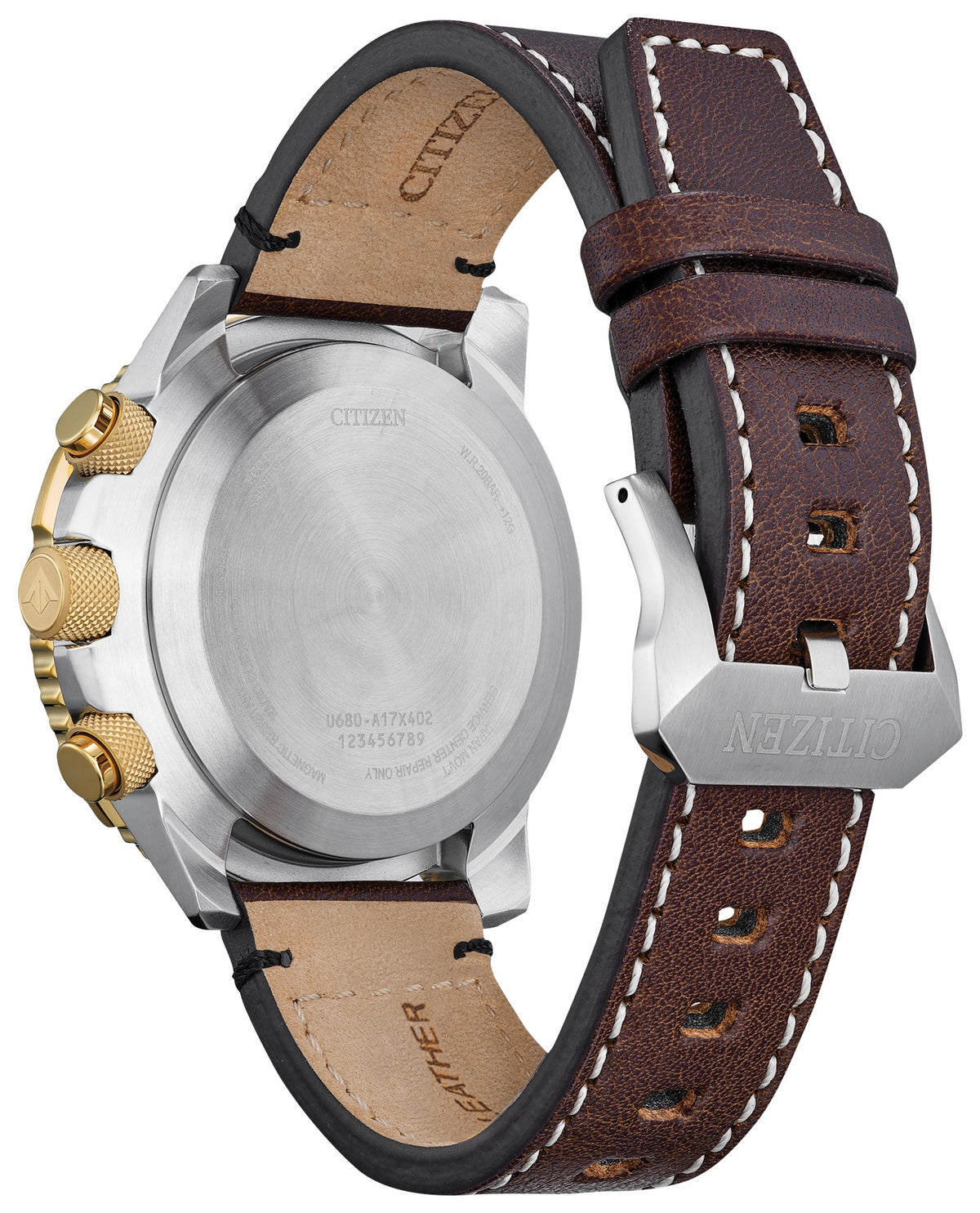 Citizen Essential - Promaster Skyhawk A-T Gray Dial Leather Strap JY8084-09H