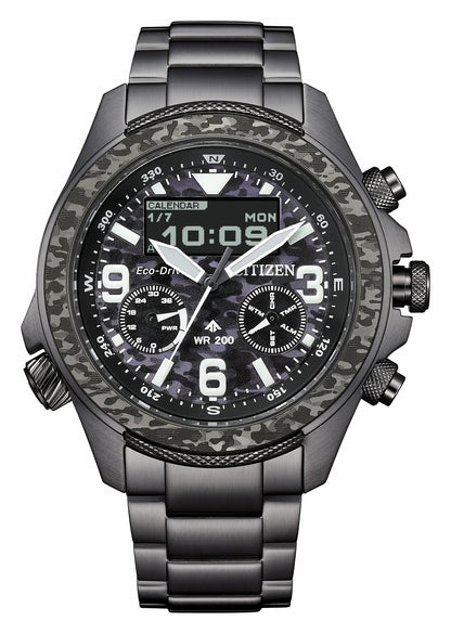 Citizen Deals - Promaster Land U822 Black Dial Stainless Steel Bracelet JV1008-63E