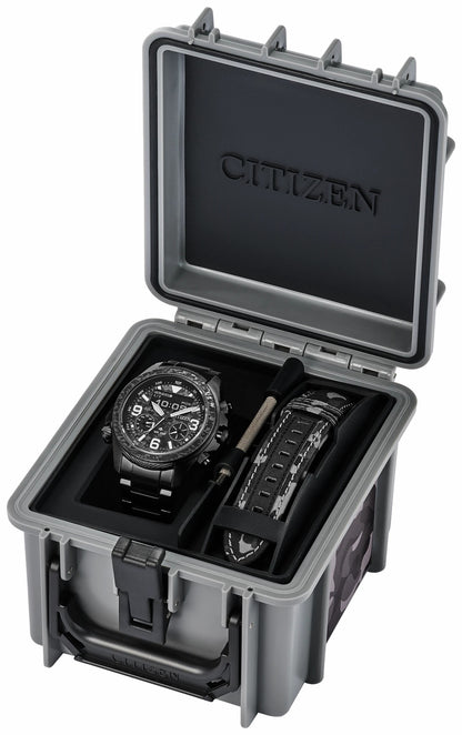 Citizen Deals - Promaster Land U822 Black Dial Stainless Steel Bracelet JV1008-63E