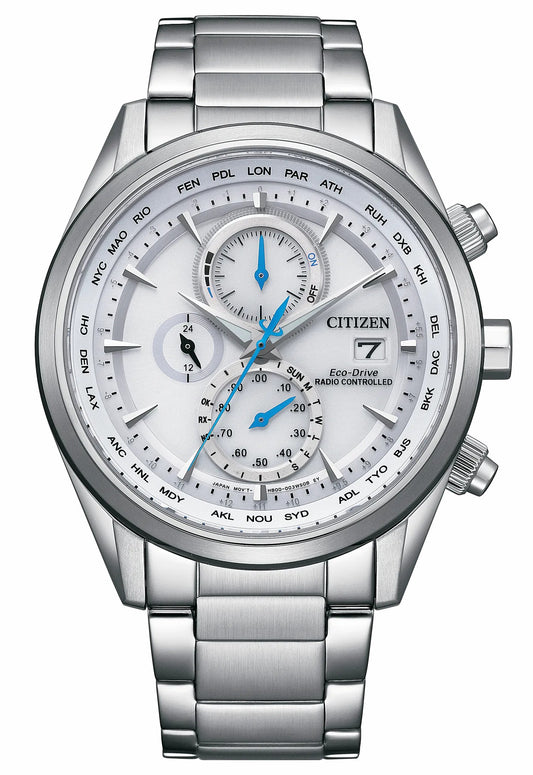 Citizen Best Price - Sport Luxury White Dial Stainless Steel Bracelet AT8260-85A