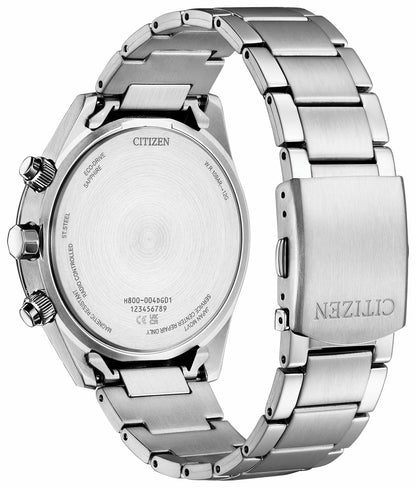 Citizen Best Price - Sport Luxury White Dial Stainless Steel Bracelet AT8260-85A