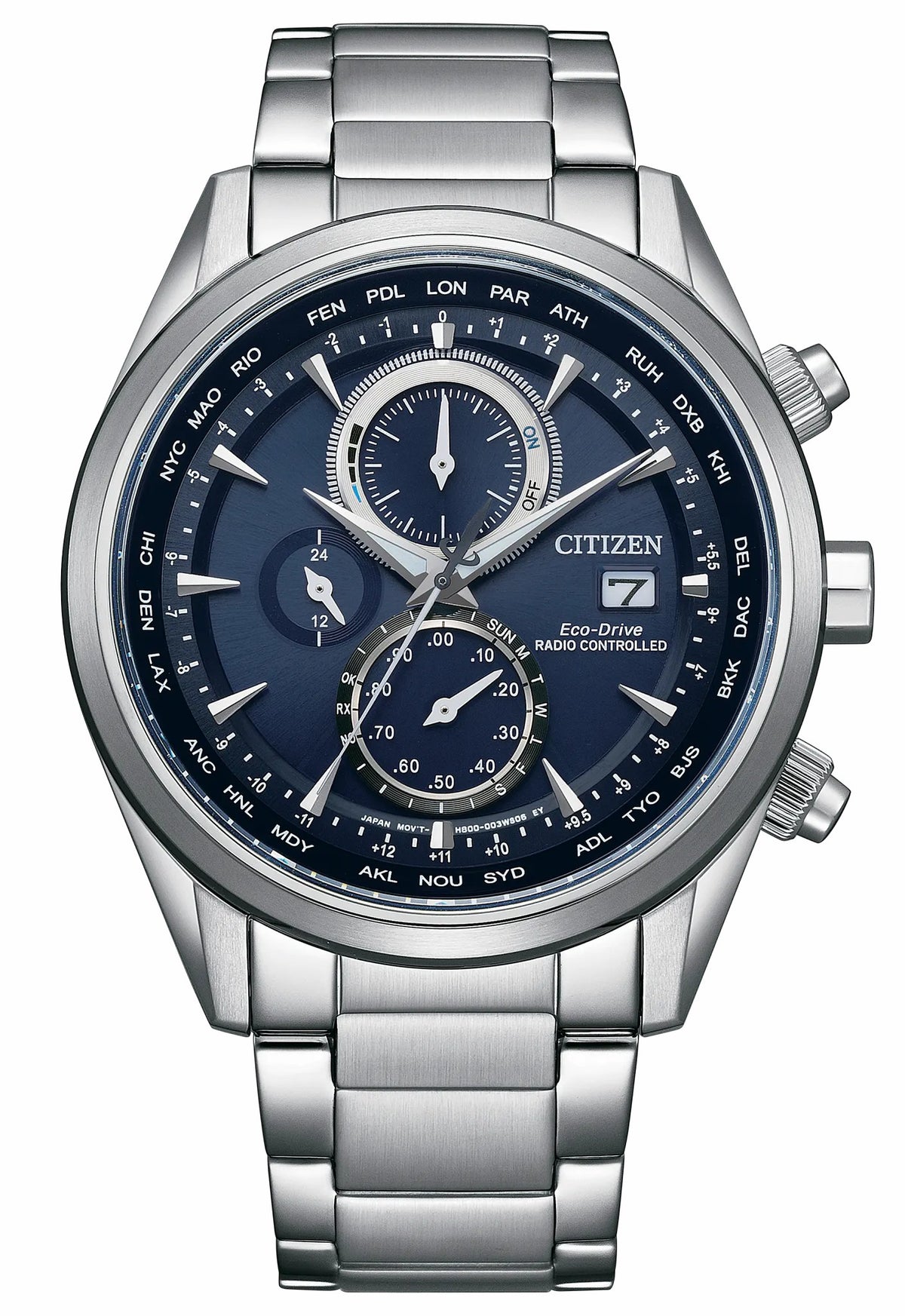 Citizen Classic - Sport Luxury Blue Dial Stainless Steel Bracelet AT8260-85L