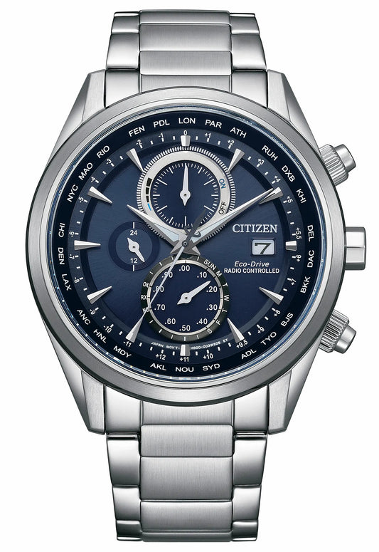 Citizen Classic - Sport Luxury Blue Dial Stainless Steel Bracelet AT8260-85L