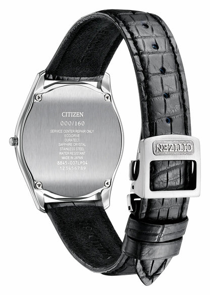 Citizen Value - Eco-Drive One White Dial Crocodile Strap AQ5010-01A