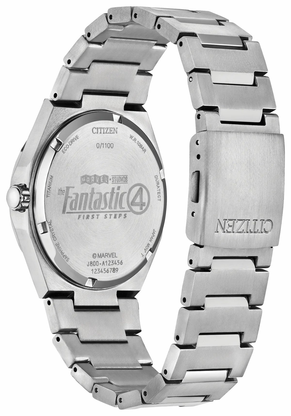Citizen Essential - The Fantastic 4: First Steps Blue Dial Super Titanium Bracelet AW0131-66W