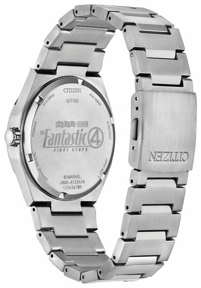 Citizen Essential - The Fantastic 4: First Steps Blue Dial Super Titanium Bracelet AW0131-66W