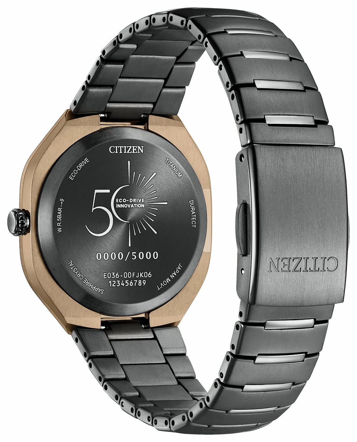 Citizen Trending - Eco-Drive PHOTON Black Dial Super Titanium with DLC Coating Bracelet BJ6569-59X