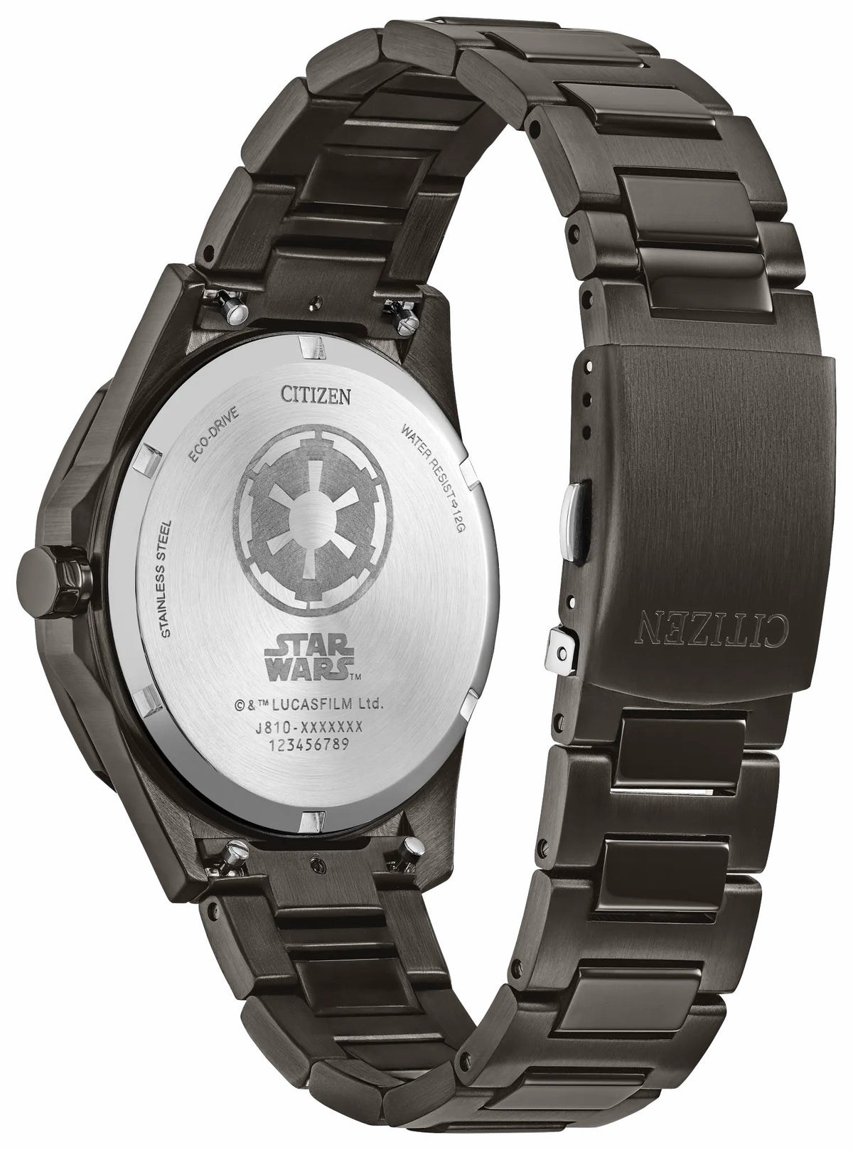 Citizen Sale - Imperial Battle Black Dial Stainless Steel Bracelet AW1857-57W