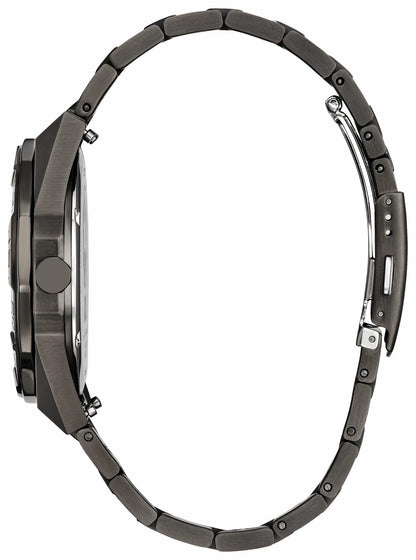 Citizen Sale - Imperial Battle Black Dial Stainless Steel Bracelet AW1857-57W