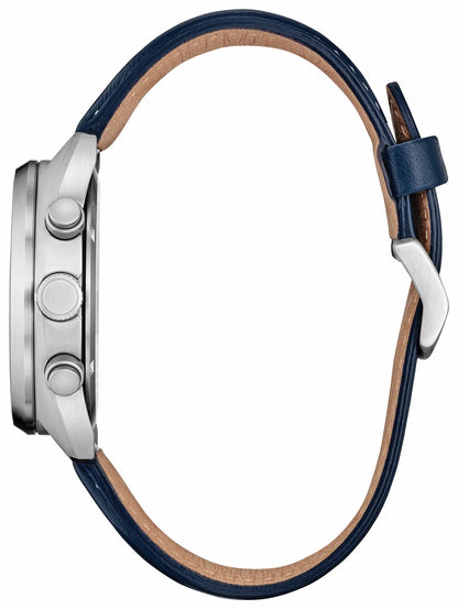 Citizen Best Seller - Captain America 85th Anniversary Blue Dial Leather Strap CA7046-46W
