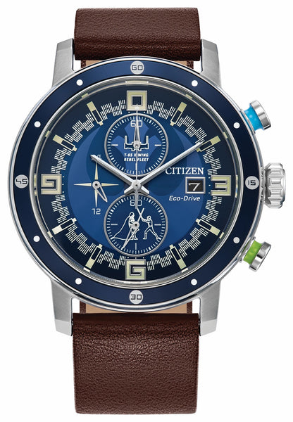 Citizen Trending - Luke Skywalker Blue Dial Leather Strap CA0768-07W