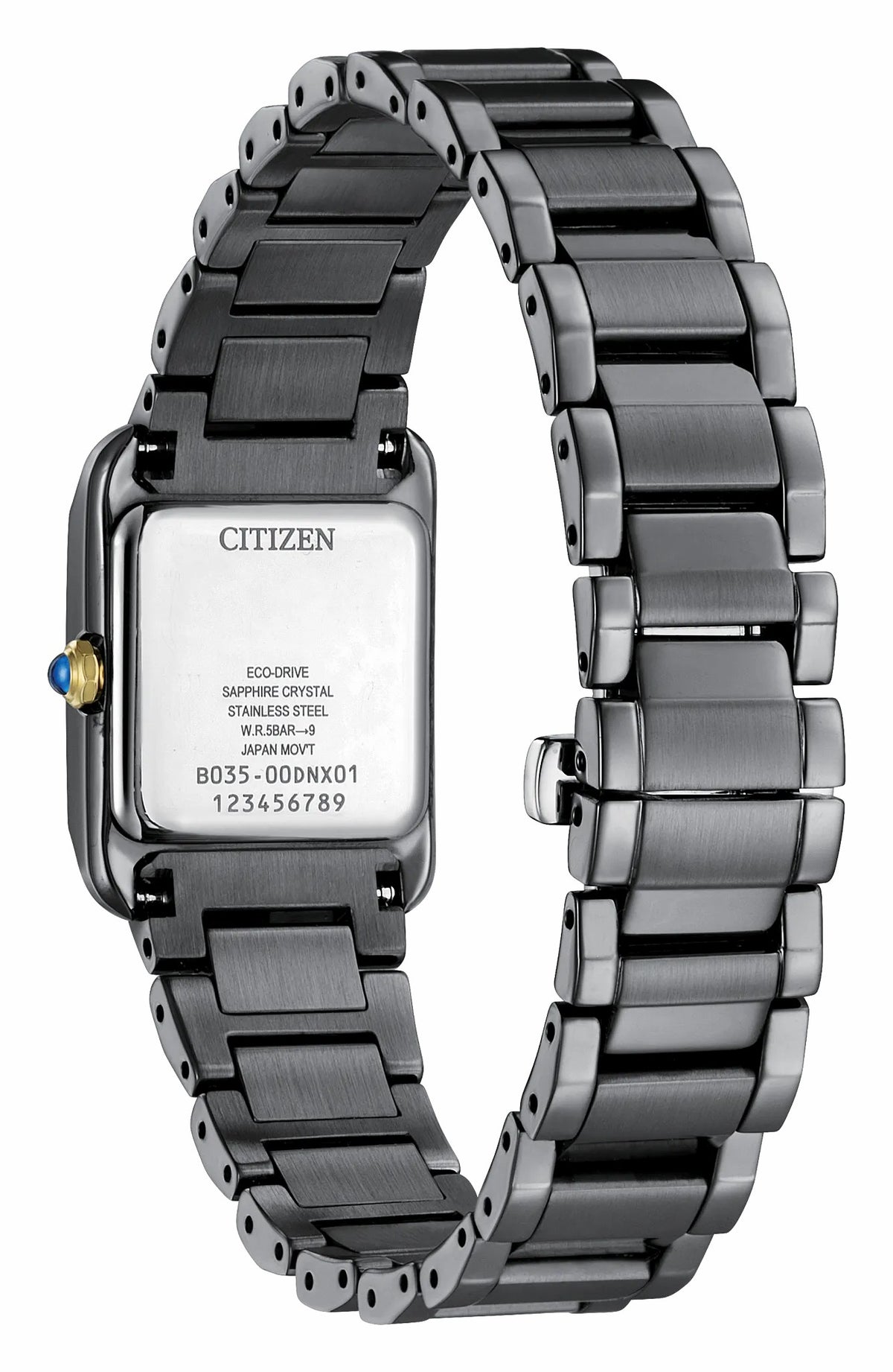Citizen Exclusive - Citizen L Bianca LIGHT in BLACK Black Dial Stainless Steel Bracelet EW5636-55E