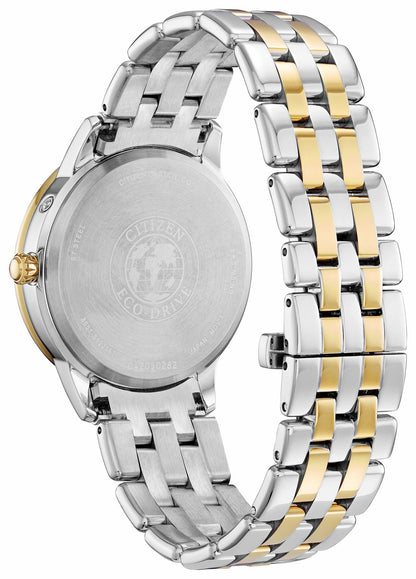 Citizen Value - Calendrier White Dial Stainless Steel Bracelet FD0004-51D