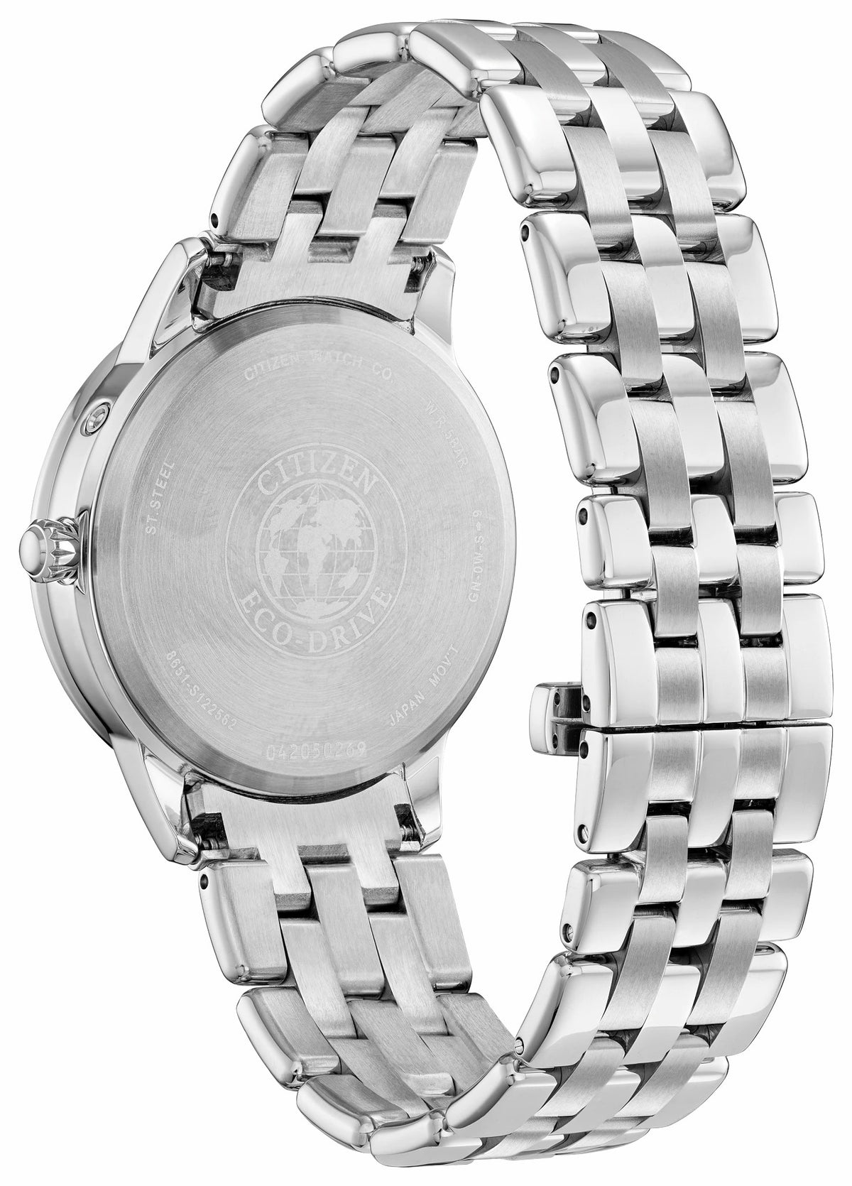 Citizen Premium - Calendrier Blue Dial Stainless Steel Bracelet FD0000-52N