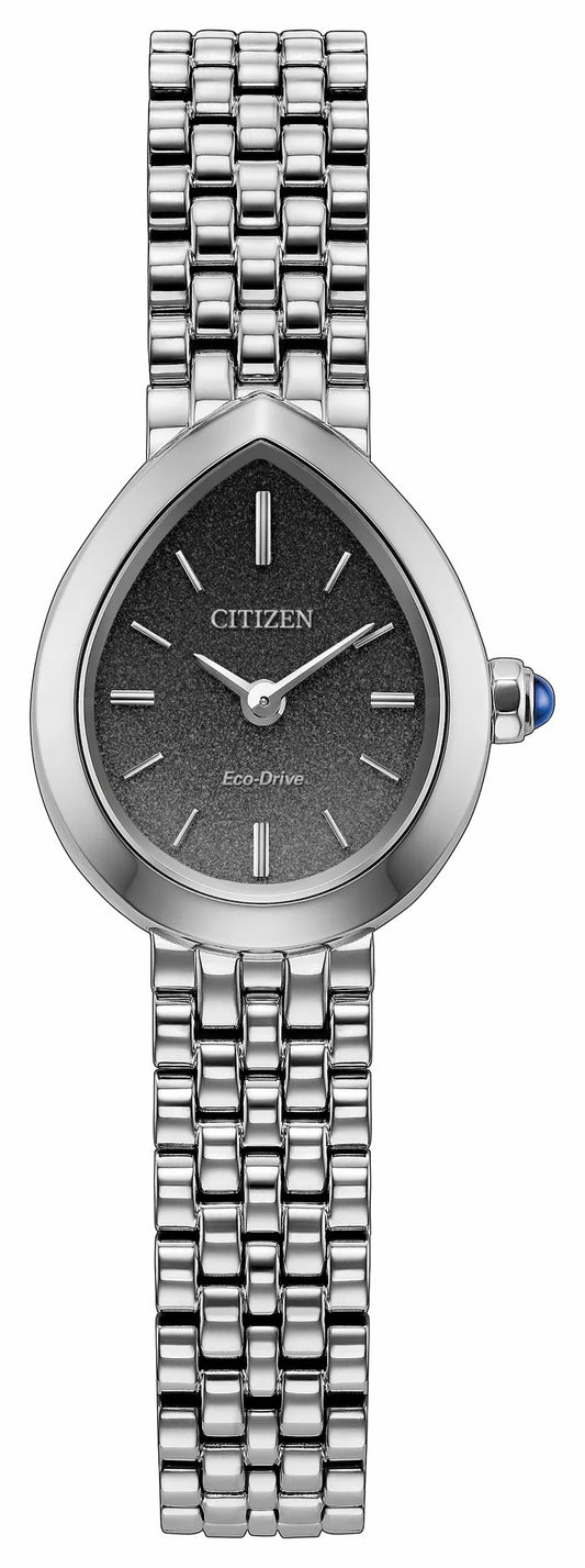 Citizen Top Pick - Citizen L Rainell Black Dial Stainless Steel Bracelet EX1550-54E