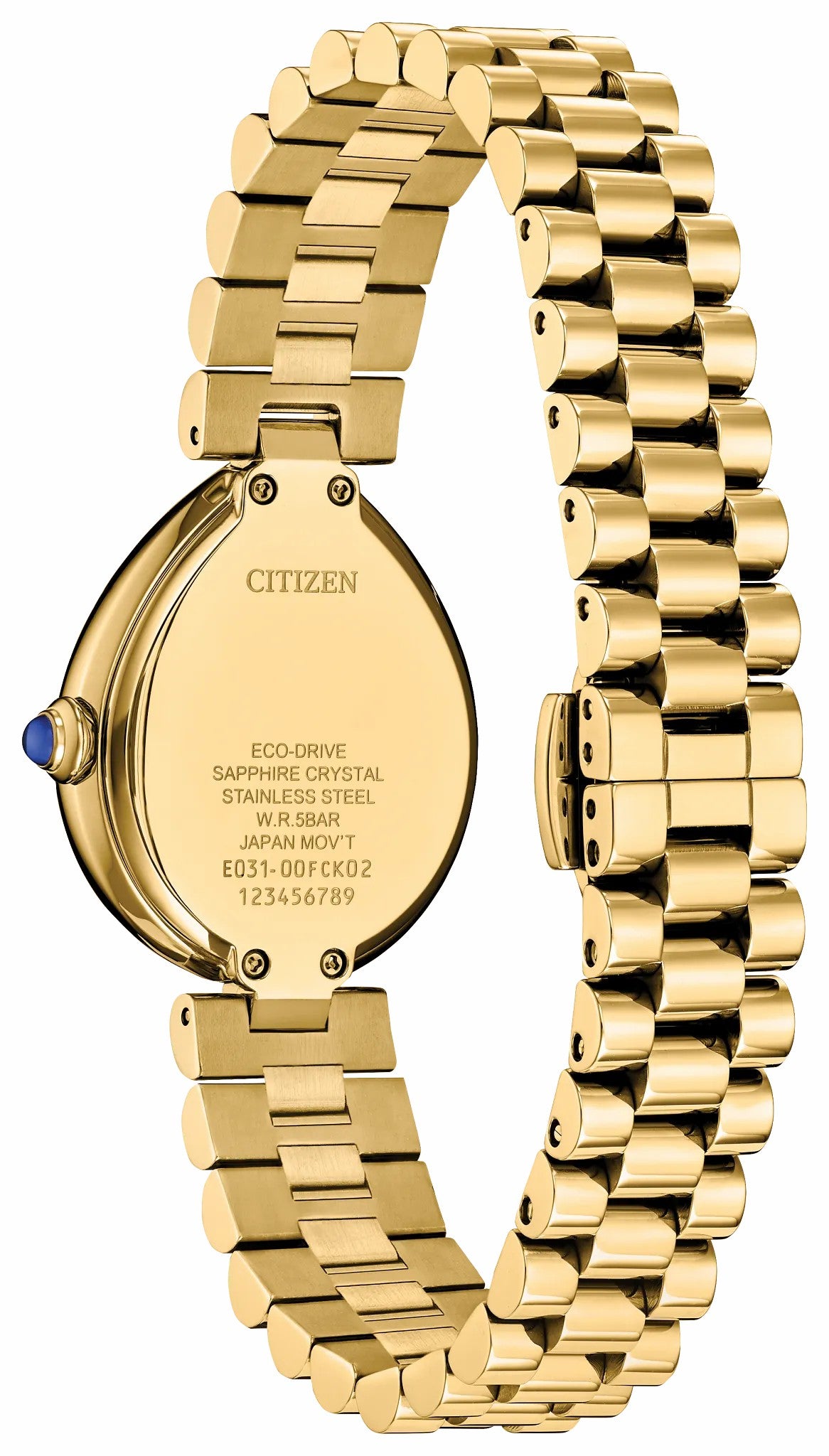 Citizen Hot Sale - Citizen L Rainell Gold-Tone Dial Stainless Steel Bracelet EM1202-50P
