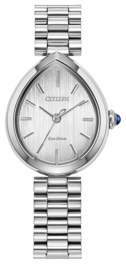 Citizen Trusted - Citizen L Rainell Silver-Tone Dial Stainless Steel Bracelet EM1200-55A