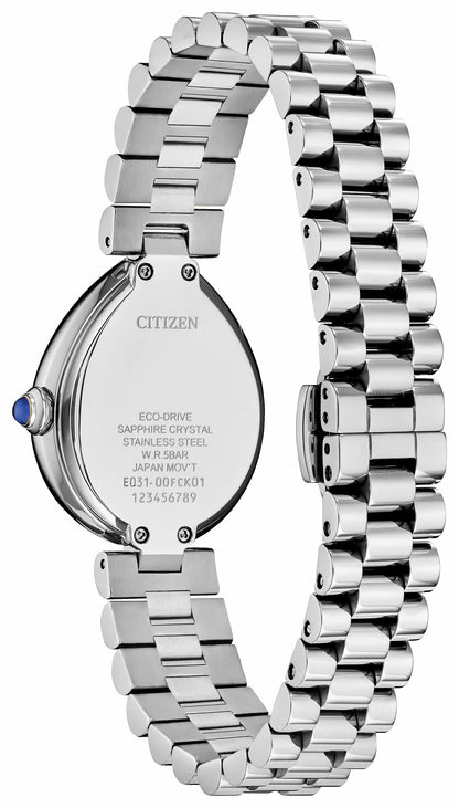 Citizen Trusted - Citizen L Rainell Silver-Tone Dial Stainless Steel Bracelet EM1200-55A