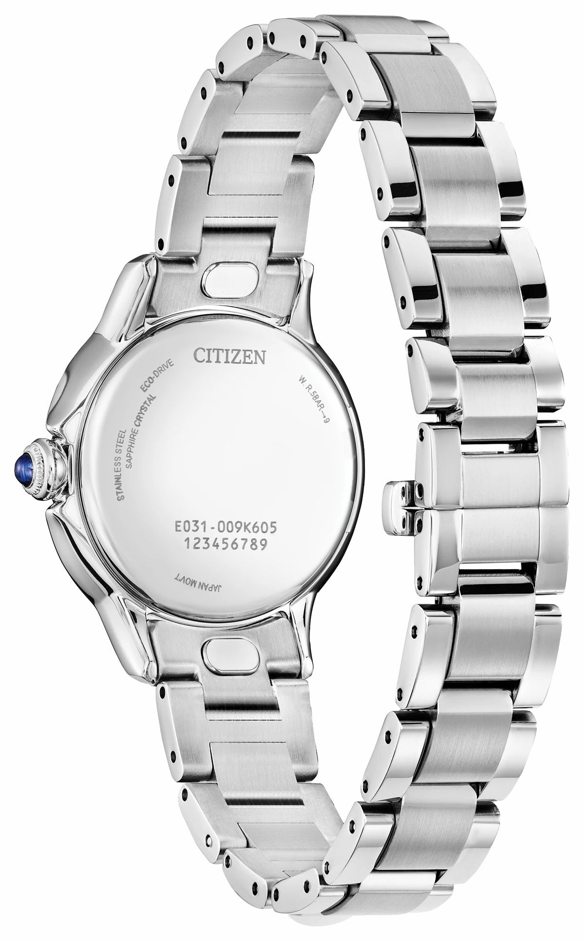 Citizen Sale - Citizen L Ceci Black Dial Stainless Steel Bracelet EM1160-58E
