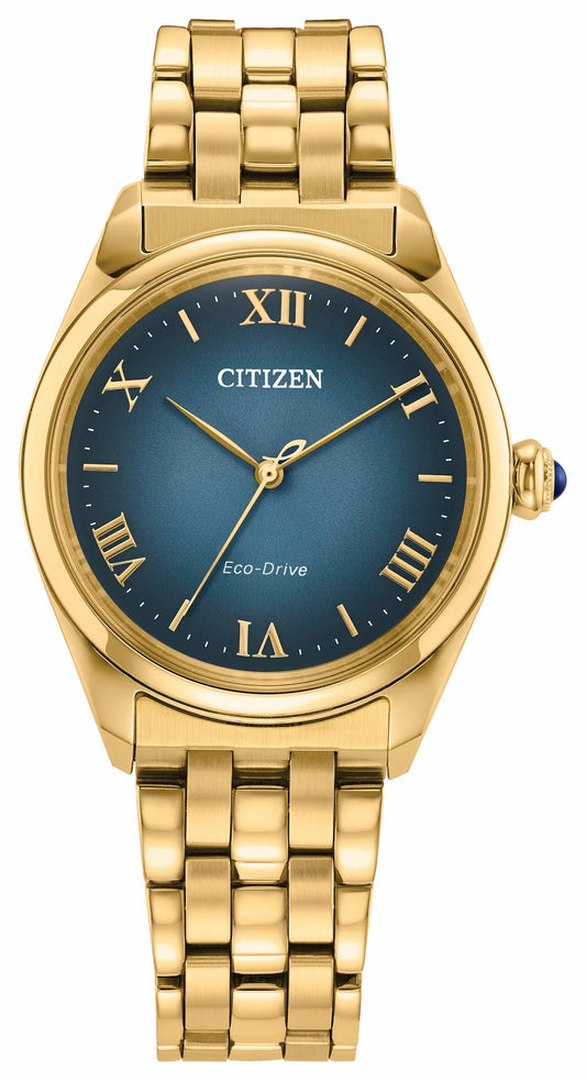 Citizen Discount - Citizen L Classic Blue Dial Stainless Steel Bracelet EM1142-84L