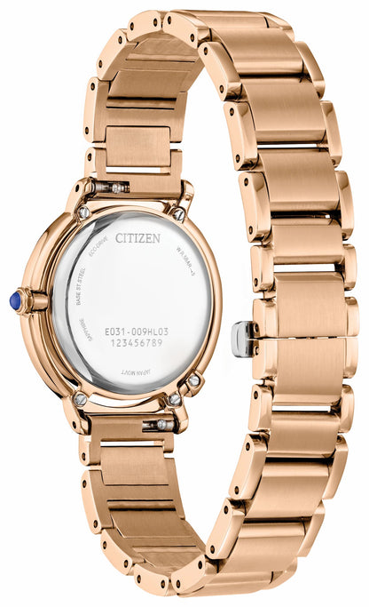 Citizen New - Citizen L Arcly White Dial Stainless Steel Bracelet EM1098-68D