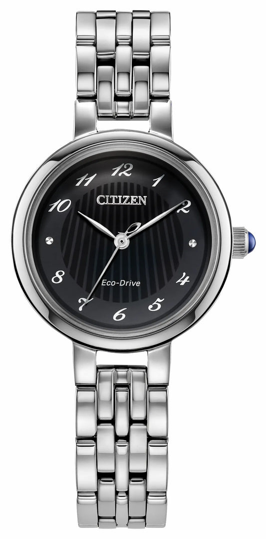 Citizen Exclusive - Citizen L Classic Black Dial Stainless Steel Bracelet EM0990-81E