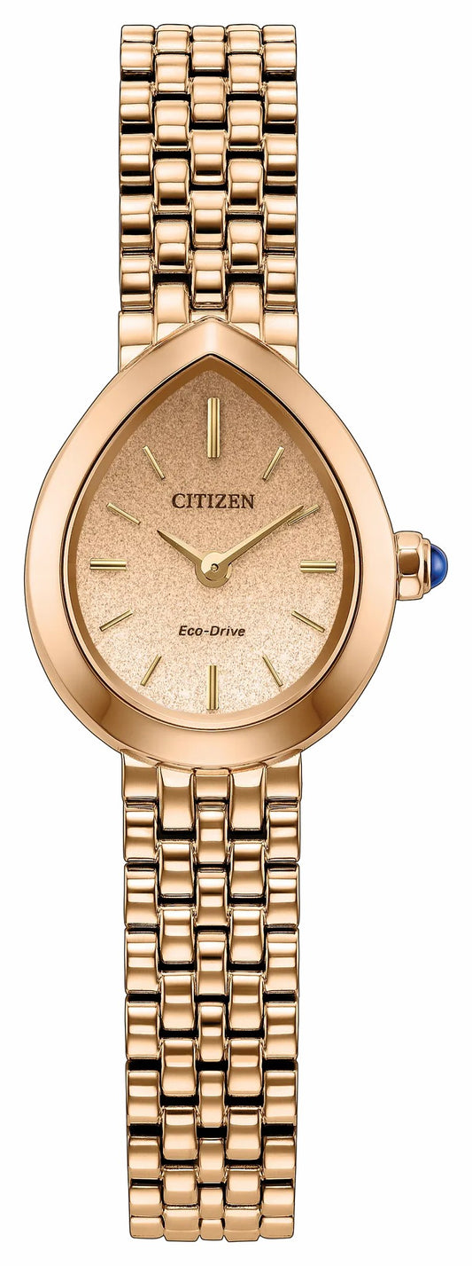 Citizen Great Value - Citizen L Rainell Rose Gold-Tone Dial Stainless Steel Bracelet EX1553-56X
