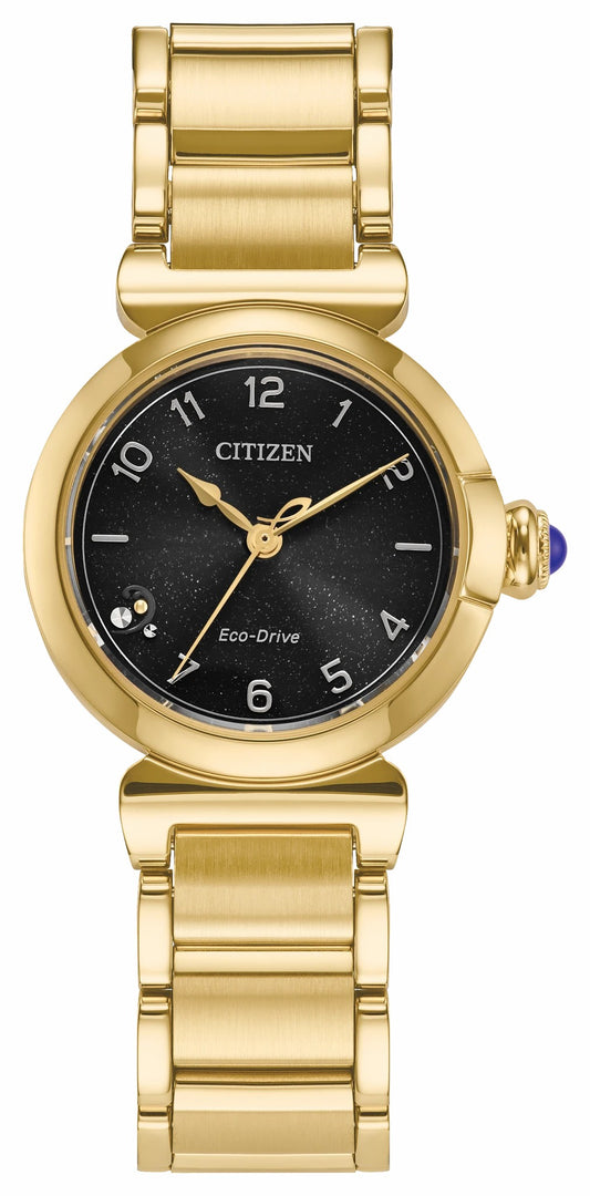 Citizen Featured - Citizen L Mae Black Dial Stainless Steel Bracelet EM1132-88H