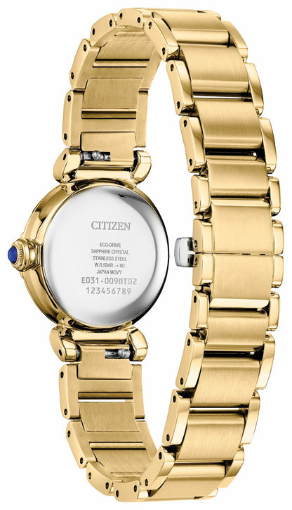 Citizen Featured - Citizen L Mae Black Dial Stainless Steel Bracelet EM1132-88H