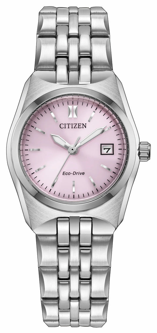 Citizen Quality - Corso Pink Dial Stainless Steel Bracelet EW2291-51X