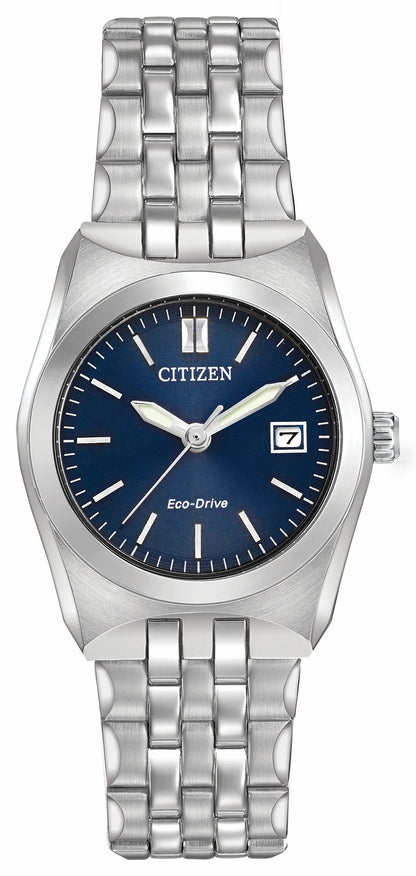 Citizen Latest - Corso - Ladies Eco-Drive 3-Hand Sporty Blue Dial Watch