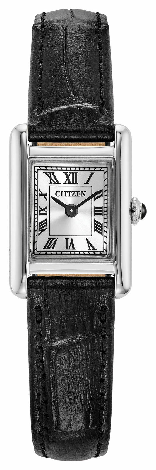 Citizen Trusted - Fio Roma Silver-Tone Dial Leather Strap EG2790-12A