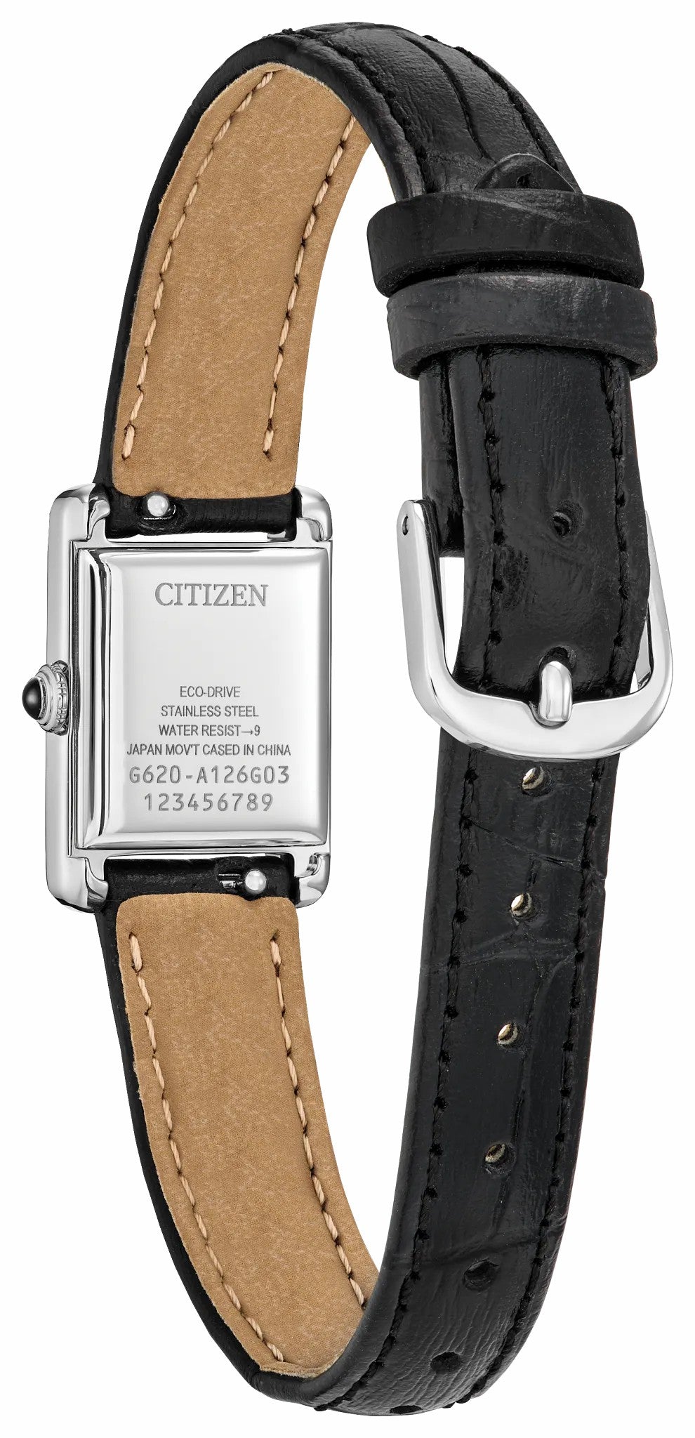 Citizen Trusted - Fio Roma Silver-Tone Dial Leather Strap EG2790-12A