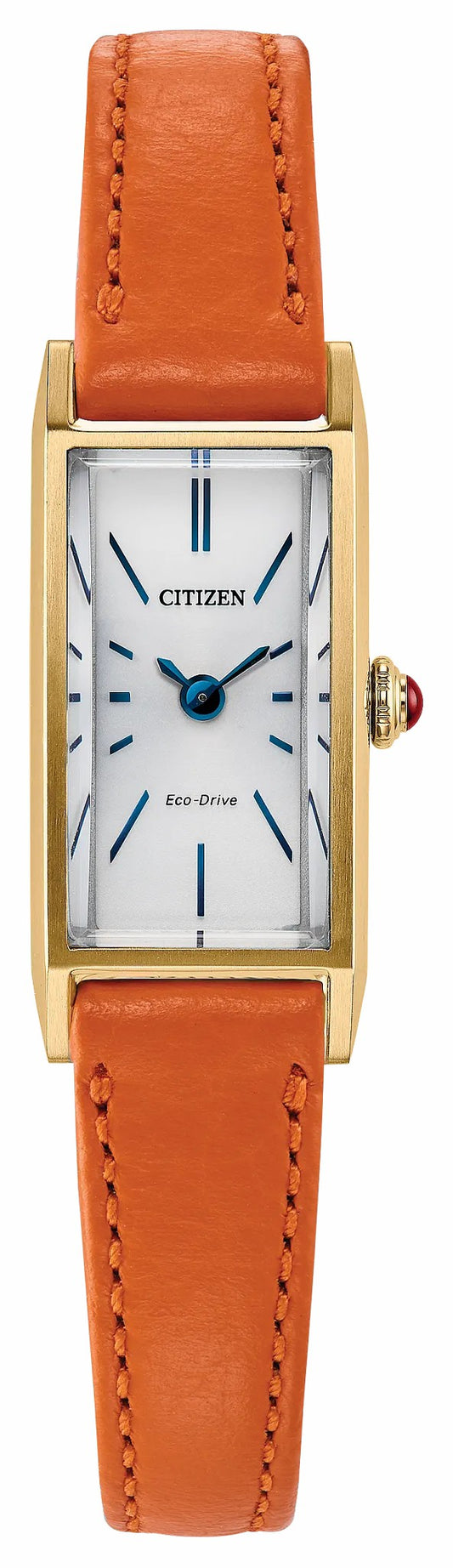 Citizen Essential - Fio White Dial Leather Strap EG7122-04A