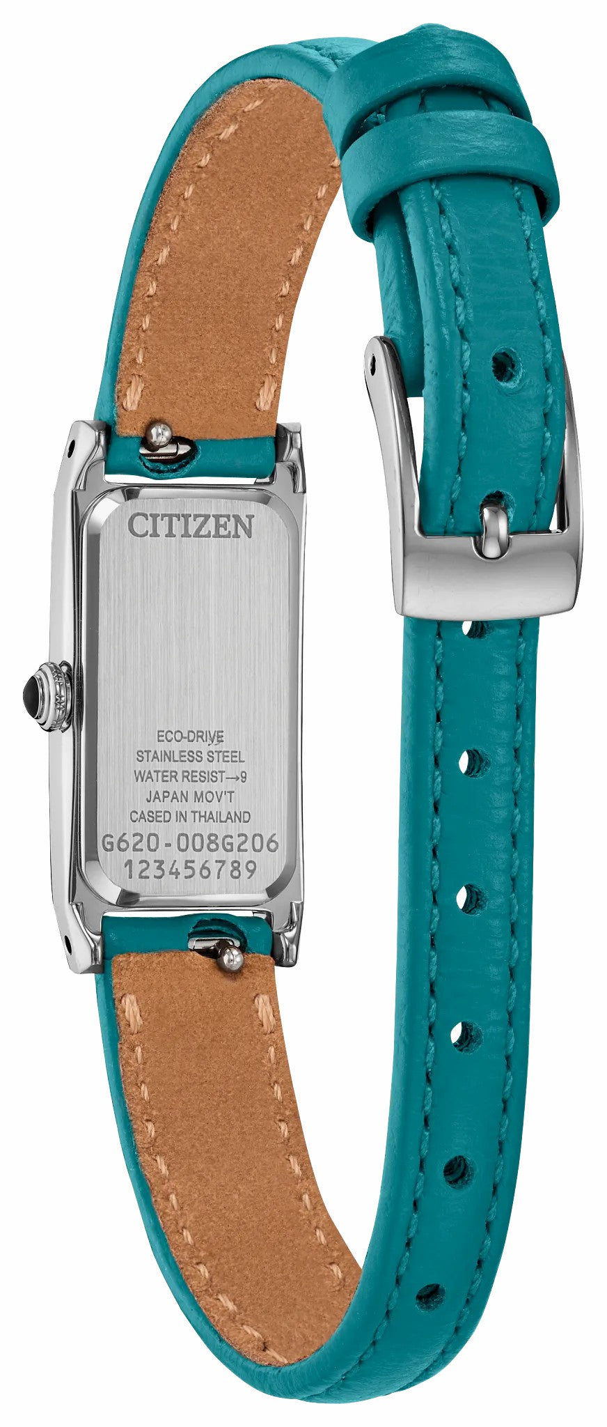 Citizen Sale - Fio White Dial Leather Strap EG7120-00A