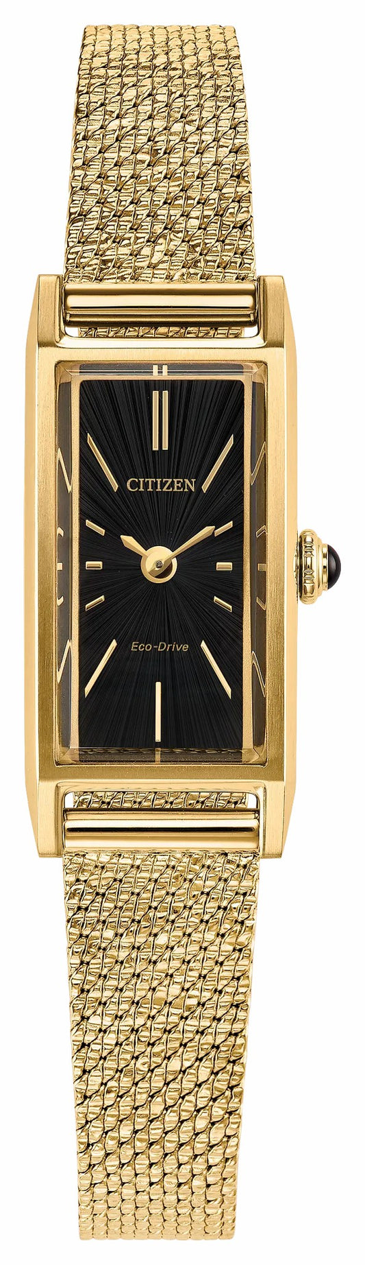 Citizen Premium - Fio Black Dial Stainless Steel Bracelet EG7128-59E