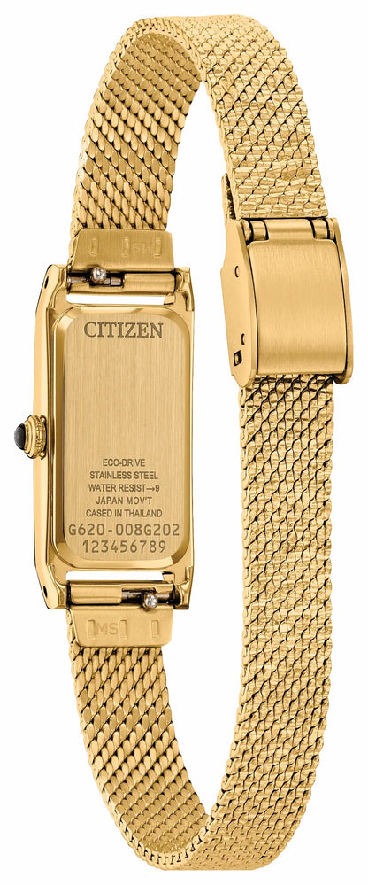 Citizen Premium - Fio Black Dial Stainless Steel Bracelet EG7128-59E