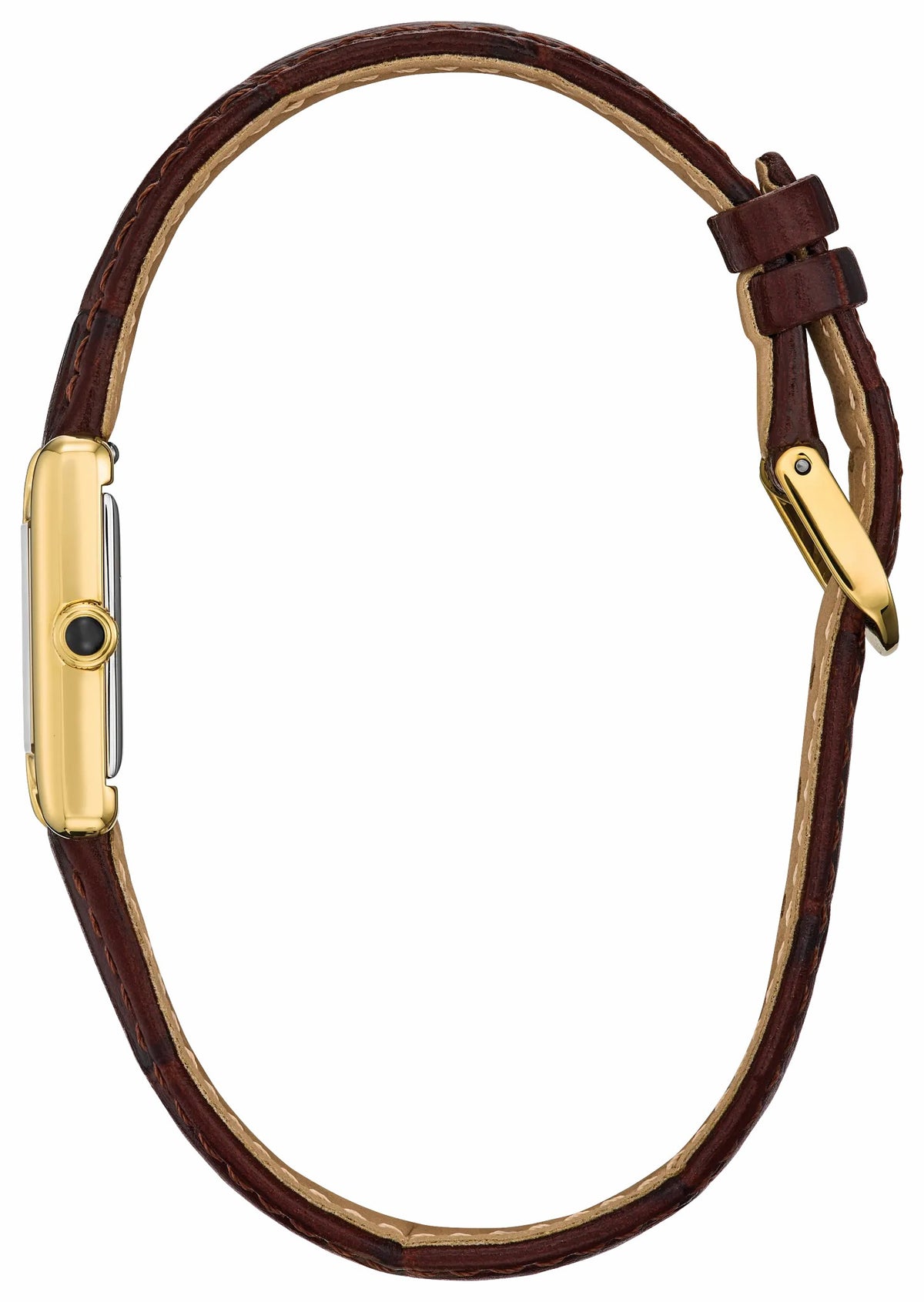 Citizen Value - Fio Roma Silver-Tone Dial Leather Strap EG2797-13A
