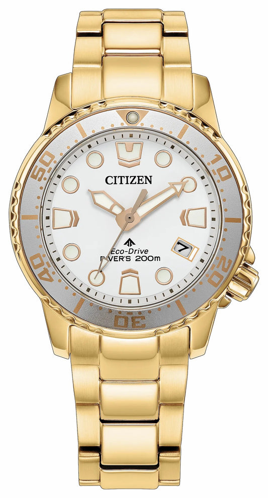 Citizen Popular - Promaster Dive White Dial Stainless Steel Bracelet EO2029-54A